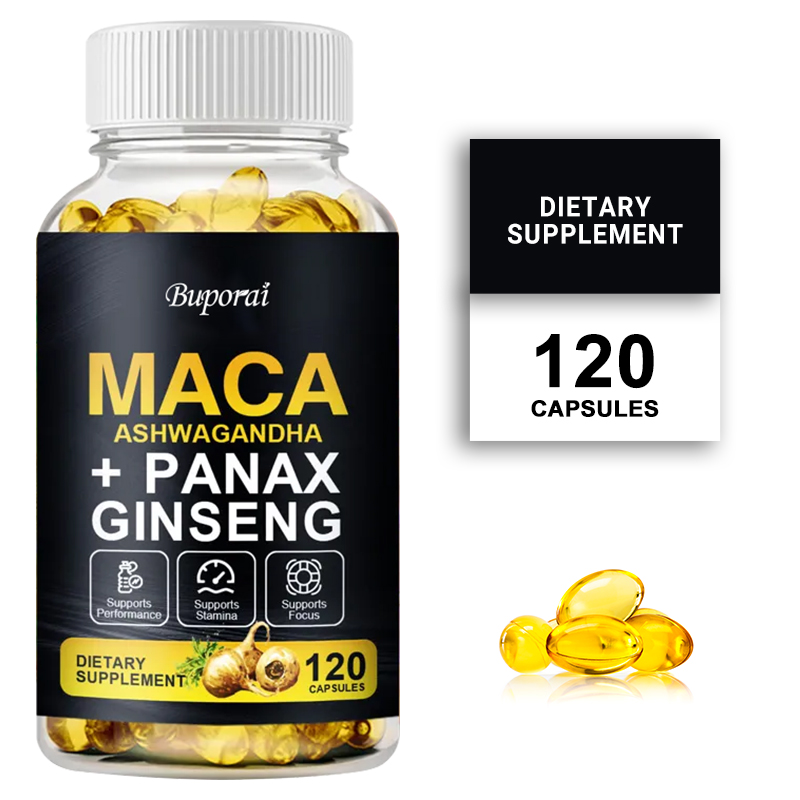 Maca, Panax Ginseng, Ashwagand - огляд і ціна Ginger Tea
