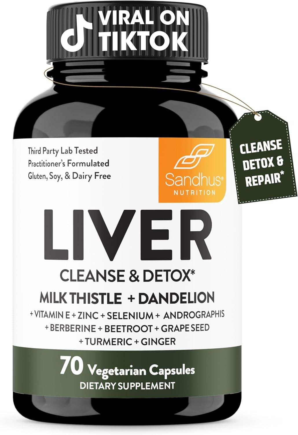 Liver Cleanse Detox & Repair S - огляд і ціна Herbal Supplement