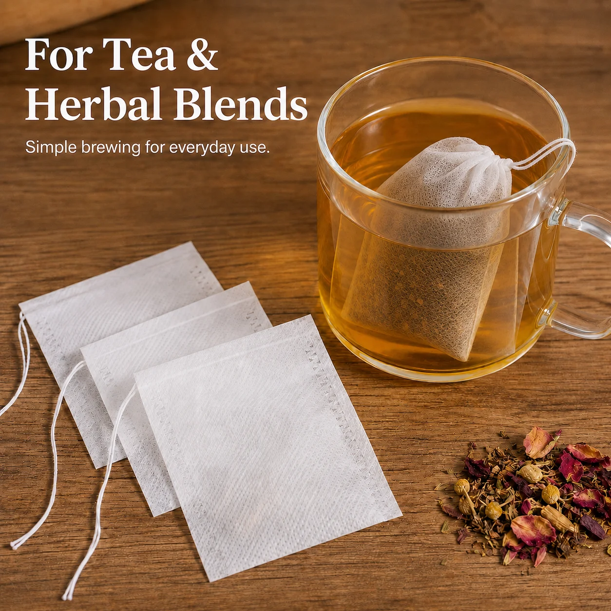 100PCS Disposable Drawstring T - огляд і ціна Herbal Tea
