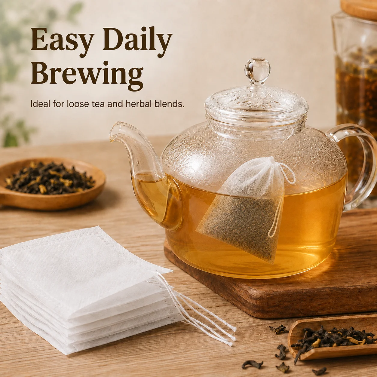 100PCS Disposable Drawstring T - огляд і ціна Herbal Tea