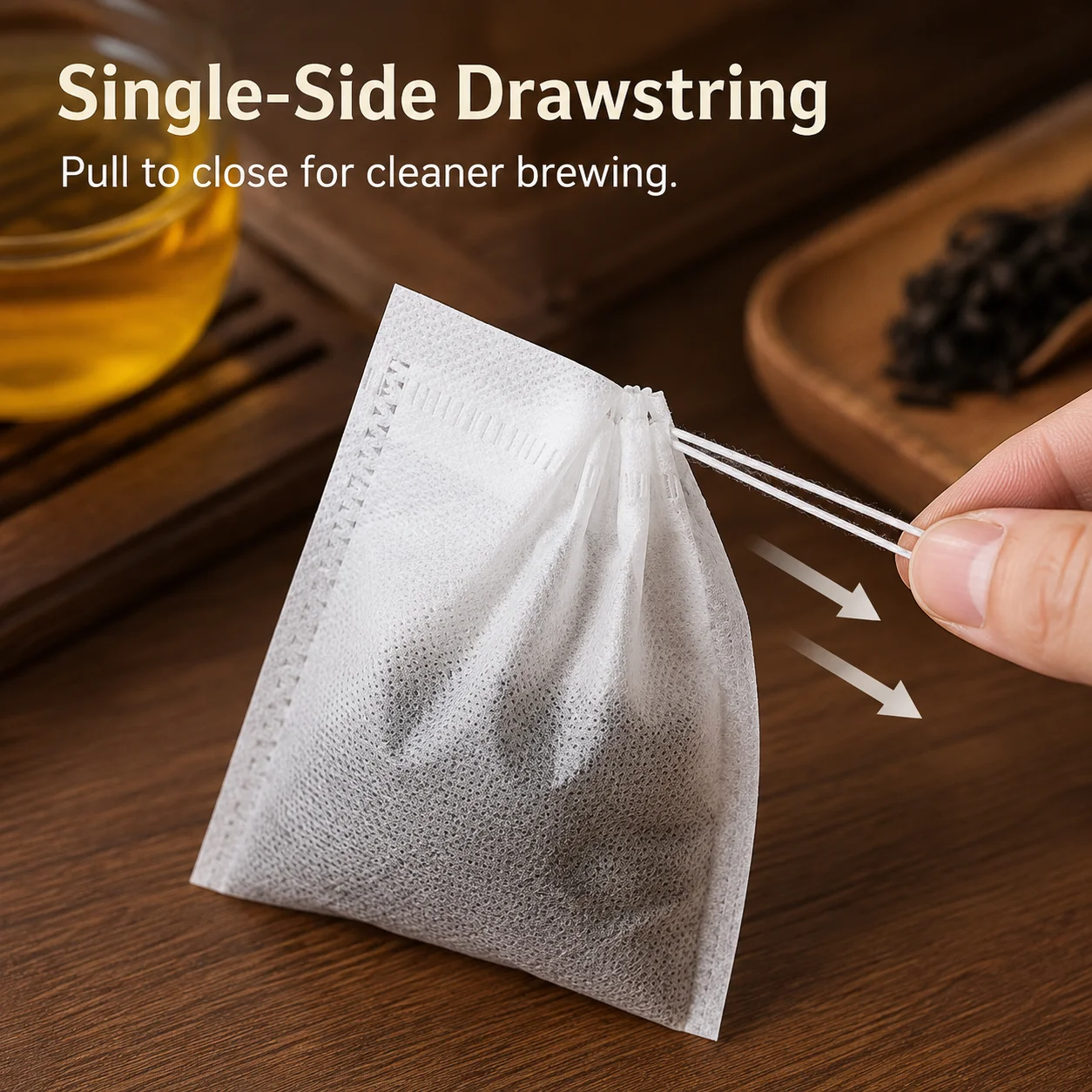 100PCS Disposable Drawstring T - огляд і ціна Herbal Tea